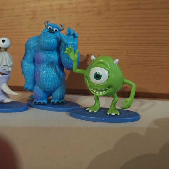 Disney Pixar Monsters Inc Sully Mike Boo Mattel PVC Cake Topper 3" Figures 3pcs - Picture 4 of 6